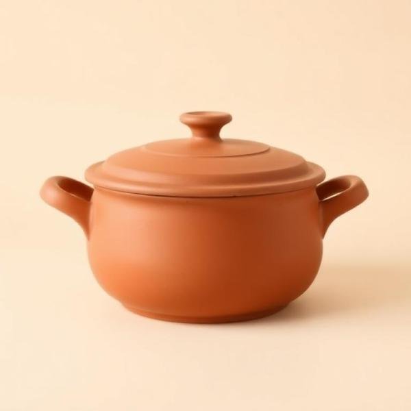 Clay Cooking Pot(Flat base)
